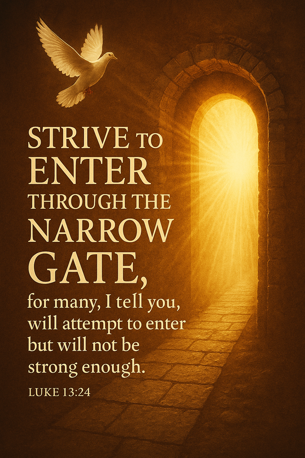 The Spirit That Strengthens and the Narrow Gate That Leads to Glory